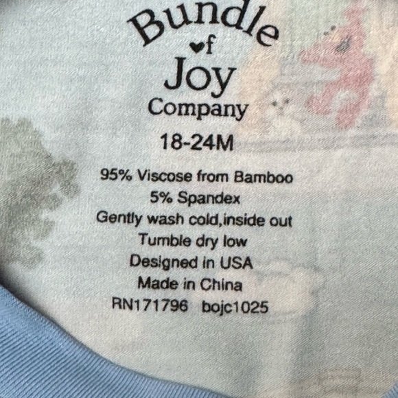 Bundle of Joy Sesame Street Bamboo Daywear / Playwear Shirt – New With Tags - Picture 4 of 4